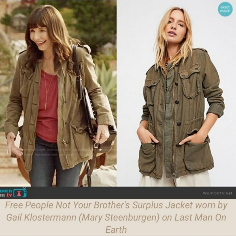 Like new Free People Not Your Brothers Surplus Jacket